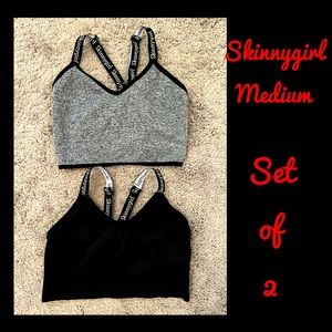 Set of 2 Sports bras Skinnygirl Size Medium
